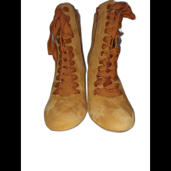 NEW Sezane Lace Up Booties,  Size 7.5/ 38 - Picture 4 of 15